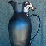 Horsehead amphora vase